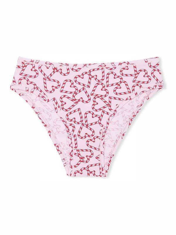 Pink Victoria Secret Tulip Cheeky Cotton Cheeky Underwear | FJAMR1890