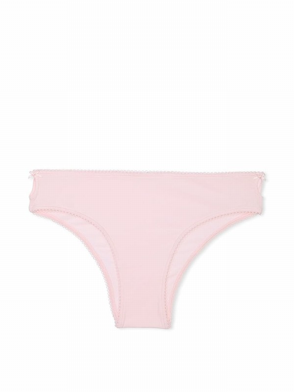Pink Victoria Secret Tulip Cheeky Cotton Underwear | QOAFX7510