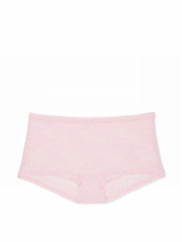 Pink Victoria Secret Tulip Floral Lace Underwear | DNRFS5936