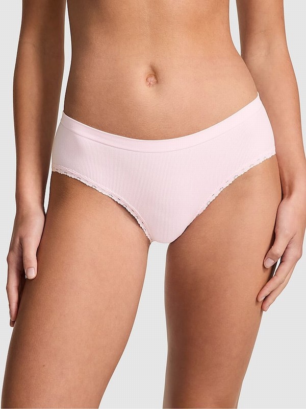 Pink Victoria Secret Tulip Hipster Seamless Underwear | FJQME9625