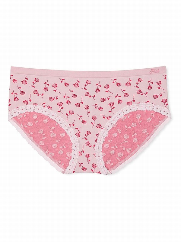 Pink Victoria Secret Tulip Hipster Seamless Underwear | JAKIU1740