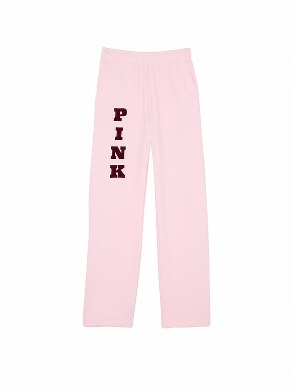 Pink Victoria Secret Tulip Straight Leg Fleece Joggers | HDIYT0945