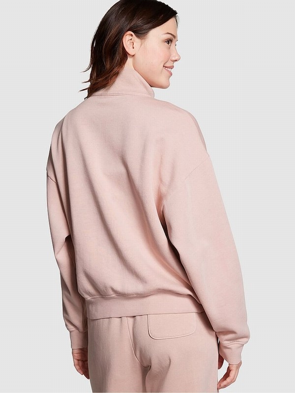 Pink Victoria Secret Wanna Be Fleece Jackets | XRUNO5169