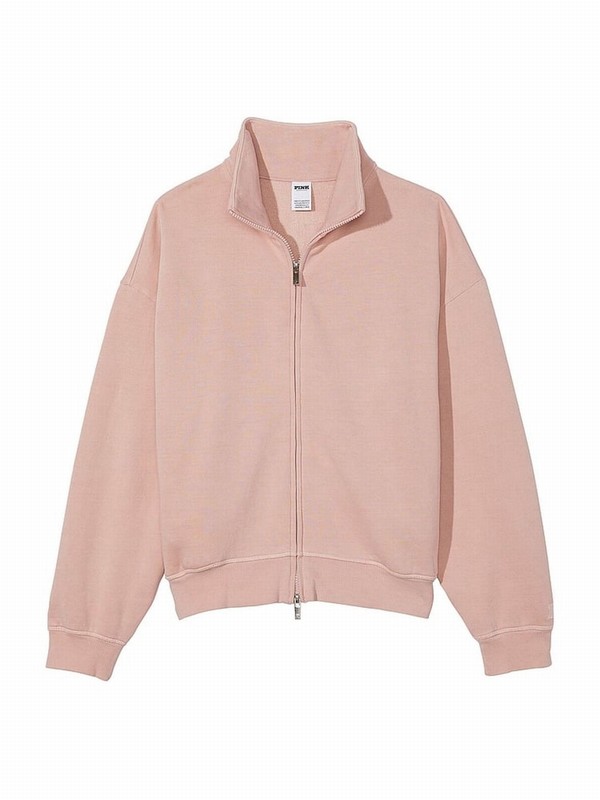 Pink Victoria Secret Wanna Be Fleece Jackets | XRUNO5169