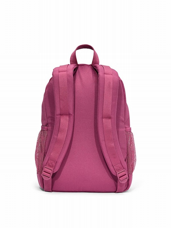 Pink / Purple Victoria Secret Violet Canvas Backpacks | TVBJR1905