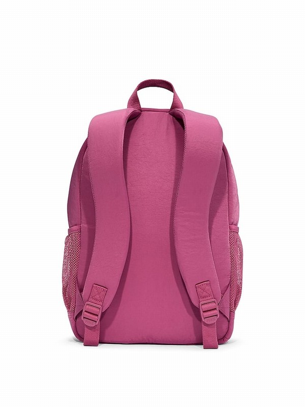 Pink / Purple Victoria Secret Violet Puffer Backpacks | DMTIX4973