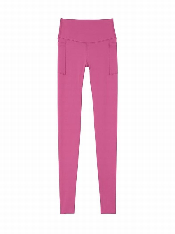 Pink / Purple Victoria Secret Violet Relay Compression Leggings | XBADR5923
