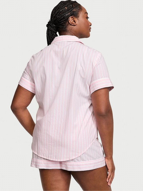Pink / Stripes Victoria Secret Cotton Nightwear | WQZKD7193