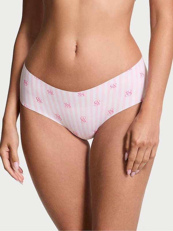 Pink / Stripes Victoria Secret Pretty Blossom Cheeky Underwear | XEGQB7051