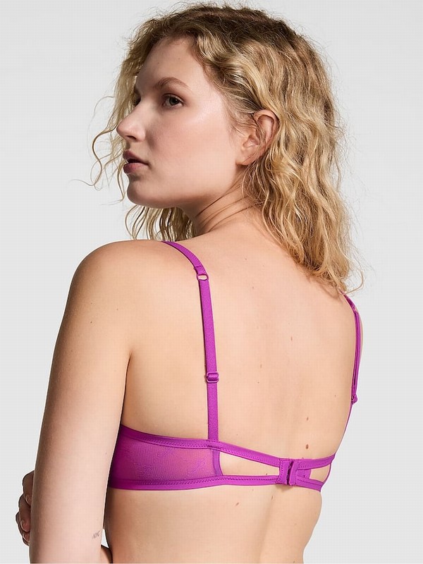 Purple Victoria Secret Berry Bliss Super Push Up Bras | OPFAE9743