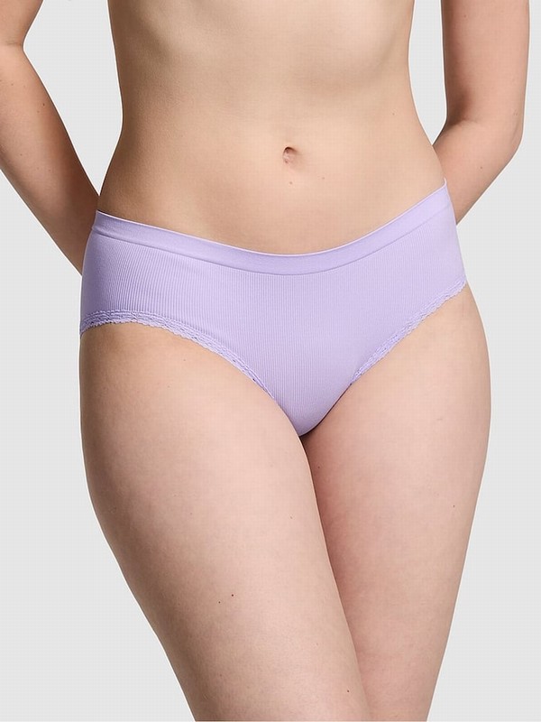 Purple Victoria Secret Cloud Hipster Seamless Underwear | WDVPJ0864
