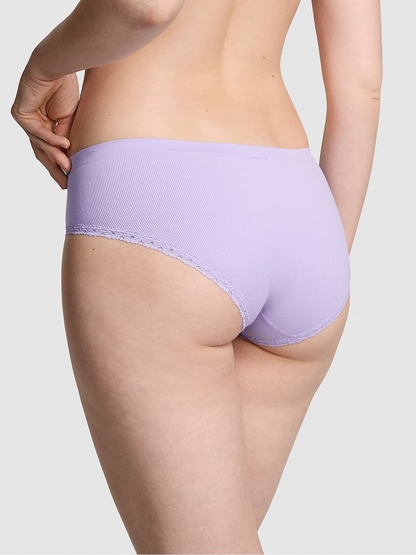 Purple Victoria Secret Cloud Hipster Seamless Underwear | WDVPJ0864