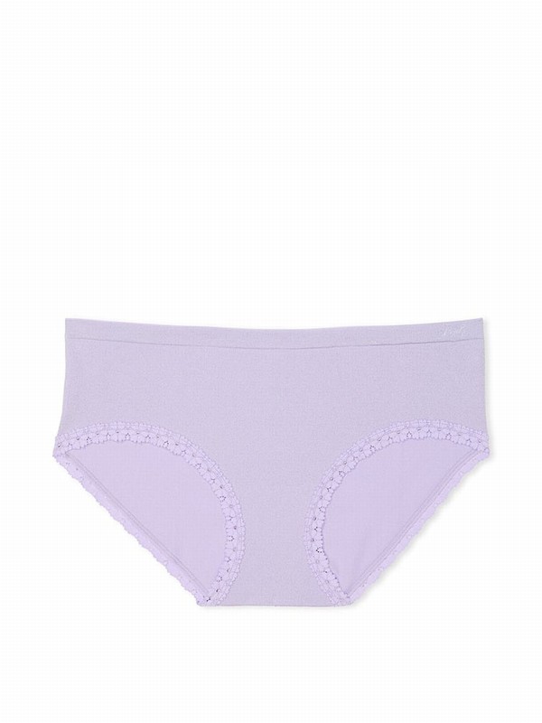 Purple Victoria Secret Cloud Hipster Seamless Underwear | THUWF7481
