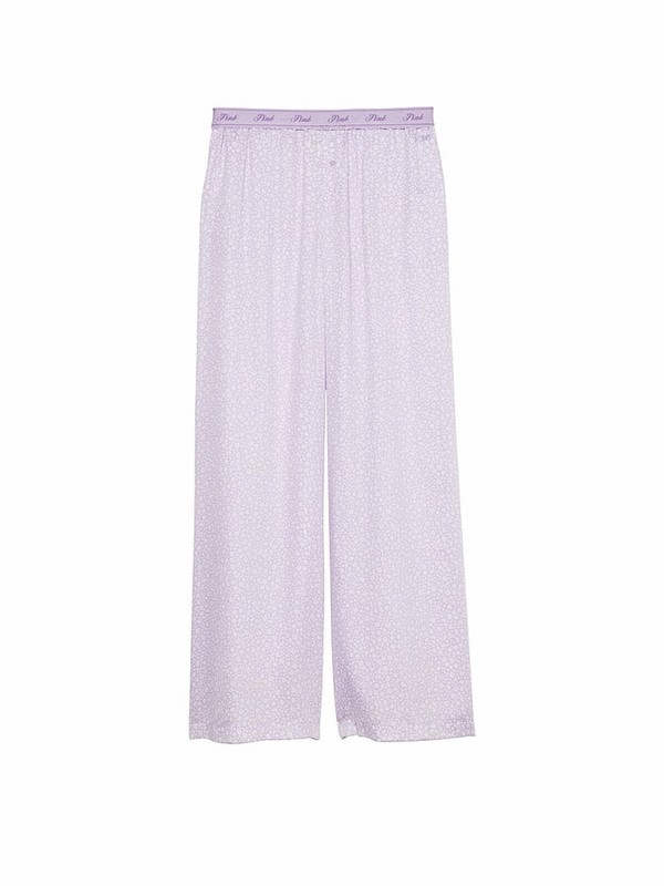 Purple Victoria Secret Ditsy Floral Trouser TENCEL™ Nightwear | KACVU1376