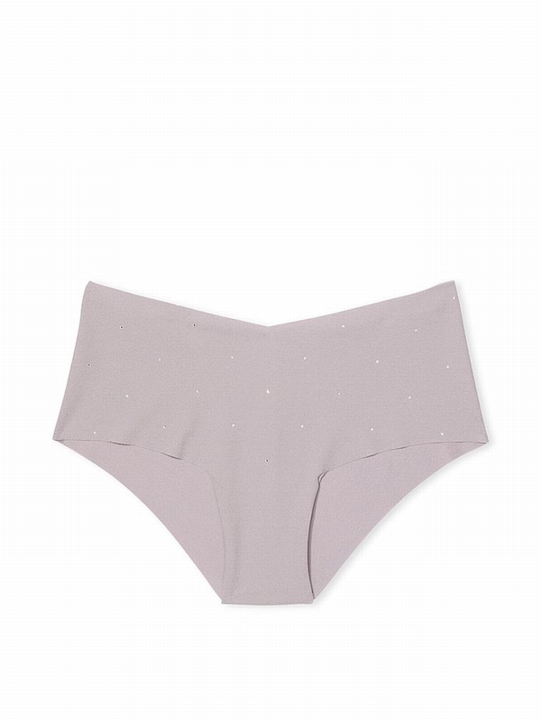 Purple Victoria Secret Dusty Diamante Cheeky No Show Underwear | XNDZM5210