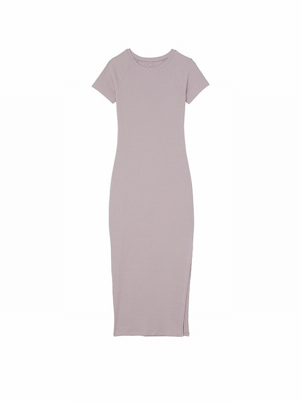 Purple Victoria Secret Dusty Sleeve Midi Dress | YGTSJ1467