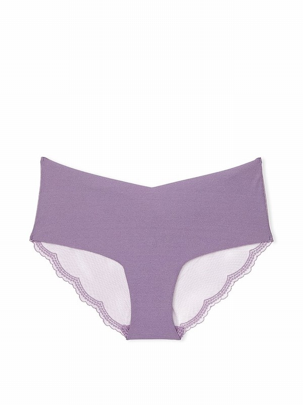 Purple Victoria Secret Frozen Plum Cheeky Underwear | OMKGZ4628