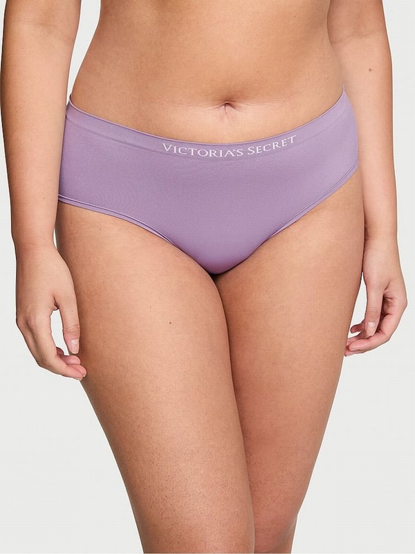 Purple Victoria Secret Frozen Plum Hipster Underwear | QHMOY5409