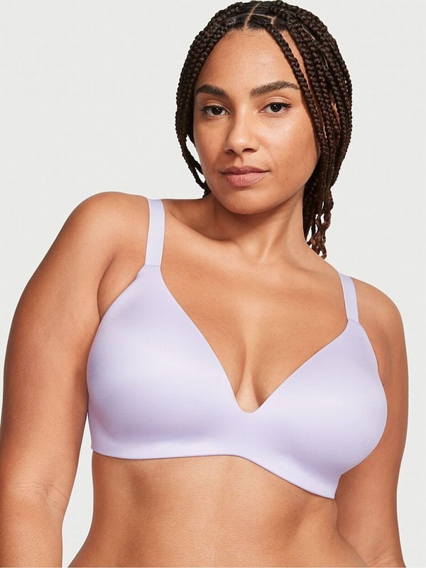Purple Victoria Secret Lucky Lilac Infinity Flex Bras | OGRTA1847