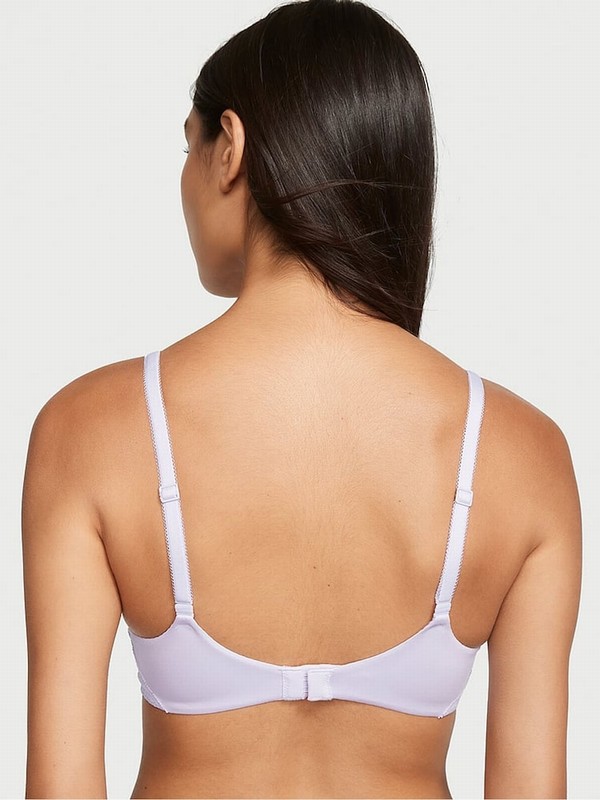 Purple Victoria Secret Lucky Lilac Lace Bras | MRVNC4276