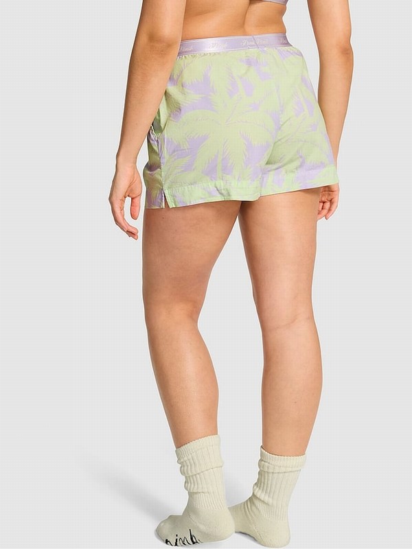 Purple Victoria Secret Palms Cotton Nightwear | QLZMY5942