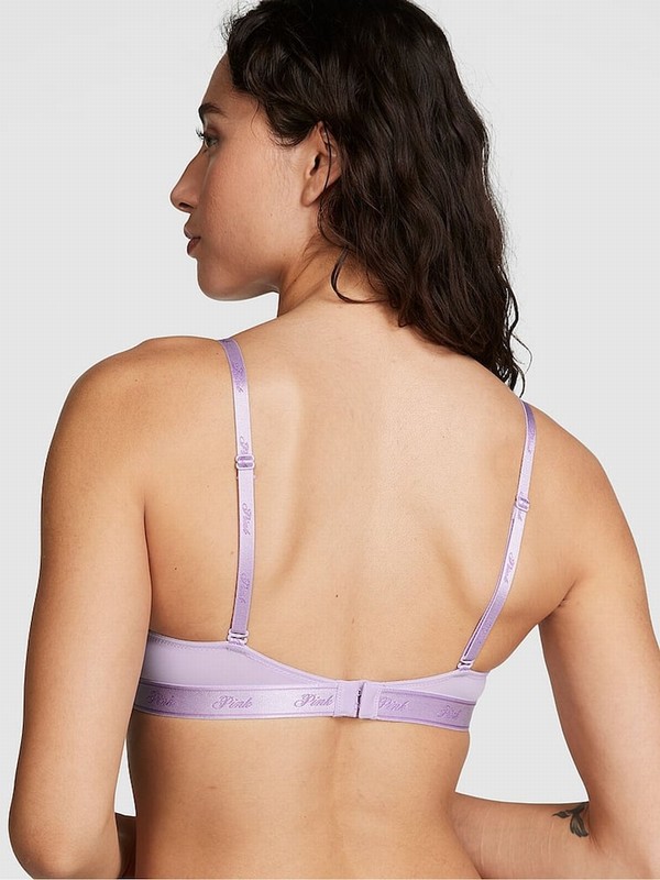 Purple Victoria Secret Pastel Lilac Super Push Up Bras | SZAPG1976