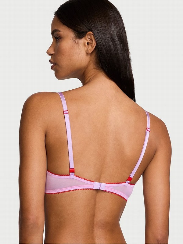 Purple Victoria Secret Silky Lilac Unlined Demi Bras | AZOFT8167