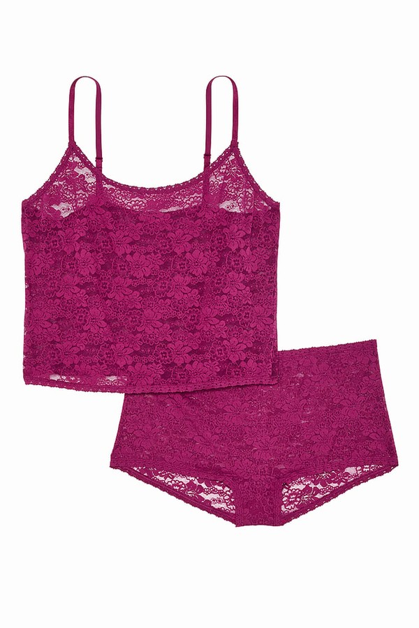 Purple Victoria Secret Thriller Lace & Knicker Nightwear | CQPZN8709