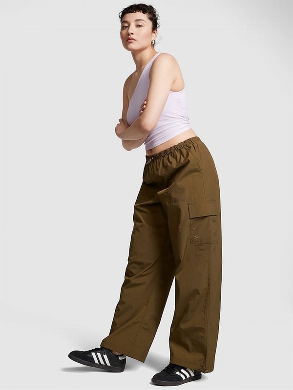 Purple Victoria Secret Whisper Rib OneShoulder Crop Top Tops | PYIZV4083