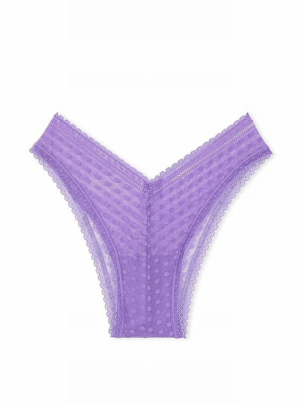 Purple Victoria Secret Wysteria Dainty Dotzilian Underwear | UKXJV8740