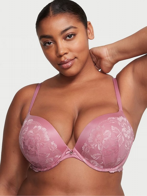 Purple / Pink Victoria Secret Dusk Mauve Bras | IPSUQ2496