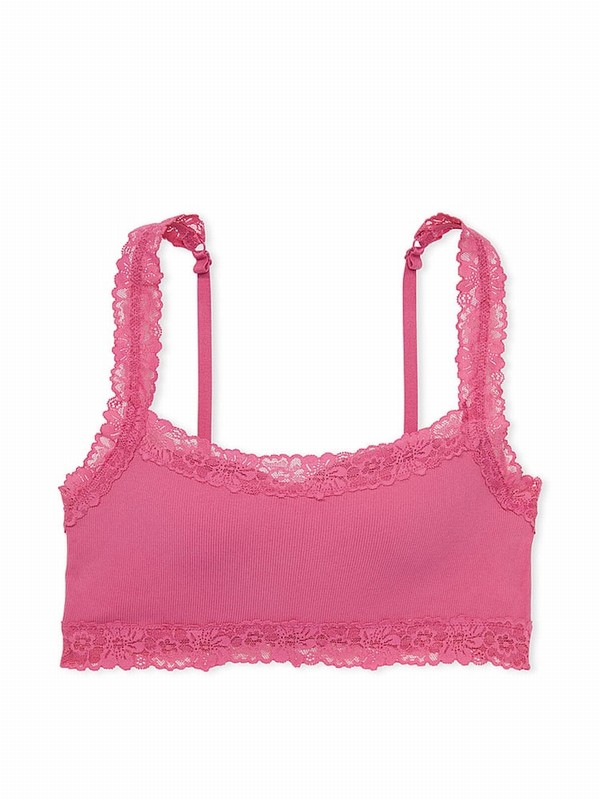Purple / Pink Victoria Secret Midnight Mauve Seamlesslette Bras | NYDQI3904