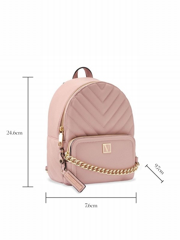 Purple / Pink Victoria Secret Orchid Blush Backpacks | BFRIC7210