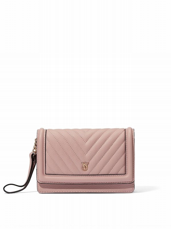 Purple / Pink Victoria Secret Orchid Blush Crossbody Bags | ICLXM4937