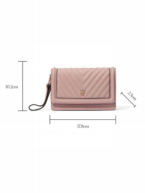 Purple / Pink Victoria Secret Orchid Blush Crossbody Bags | ICLXM4937