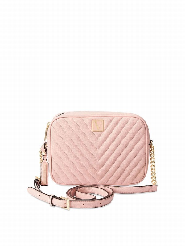 Purple / Pink Victoria Secret Orchid Blush Crossbody Crossbody Bags | HJNXV1654