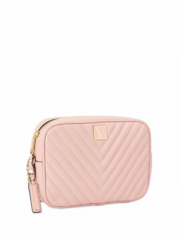 Purple / Pink Victoria Secret Orchid Blush Crossbody Crossbody Bags | HJNXV1654