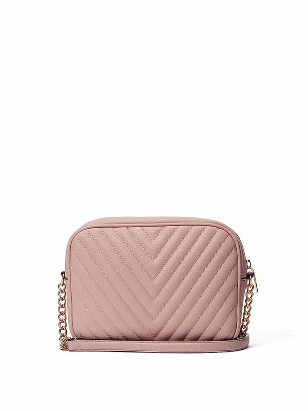 Purple / Pink Victoria Secret Orchid Blush Crossbody Bags | DTFIB3872