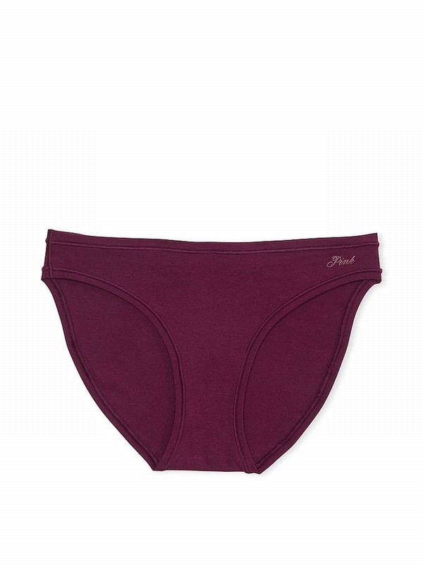 Purple / Rose Victoria Secret Bikini Cotton Underwear | LMRBE7039