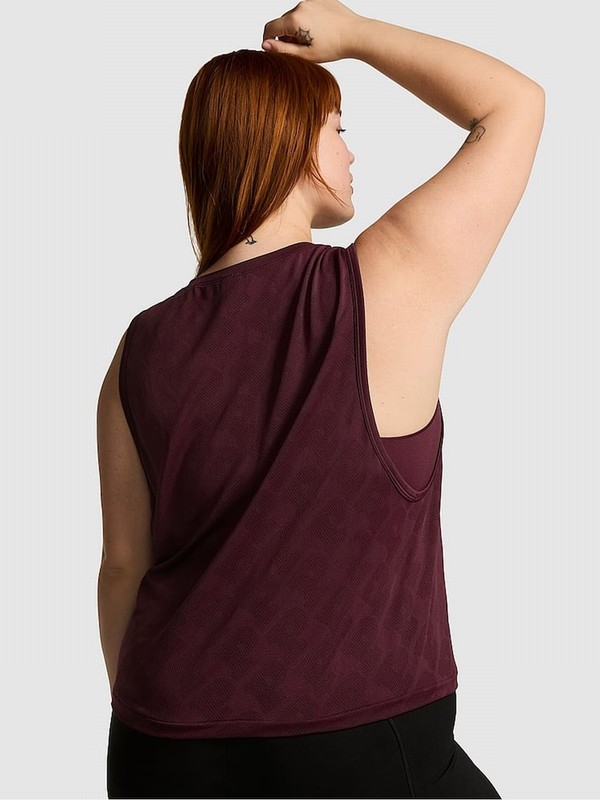 Purple / Rose Victoria Secret Seamless Drapey Muscle Tops | BGQJI5723