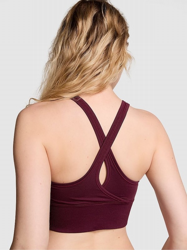 Purple / Rose Victoria Secret Seamless Top Bras | TBAUM4702