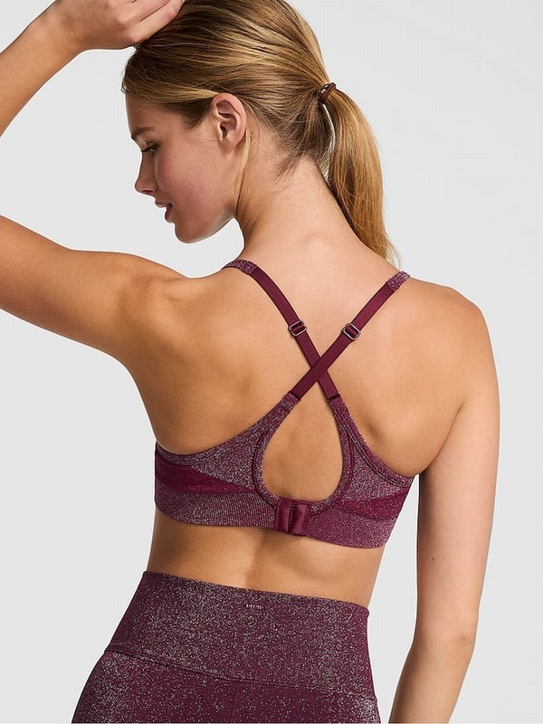 Purple / Rose Victoria Secret Shine Bras | HDEFX3729