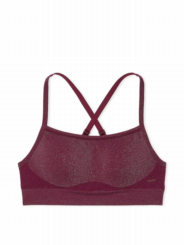 Purple / Rose Victoria Secret Shine Sports Bra | HDGRP5610