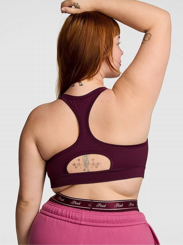 Purple / Rose Victoria Secret Sports Sports Bra | DVQJR7841