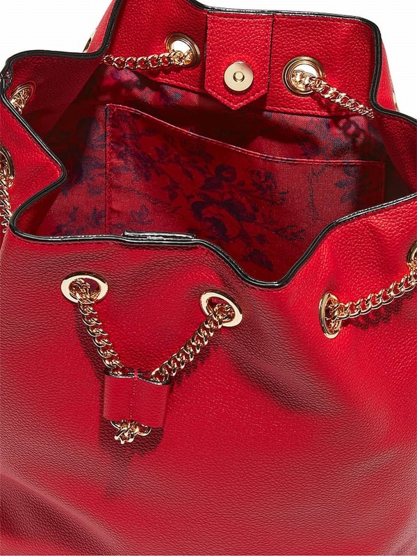 Red Victoria Secret Bucket Crossbody Bags | TSMZA7930
