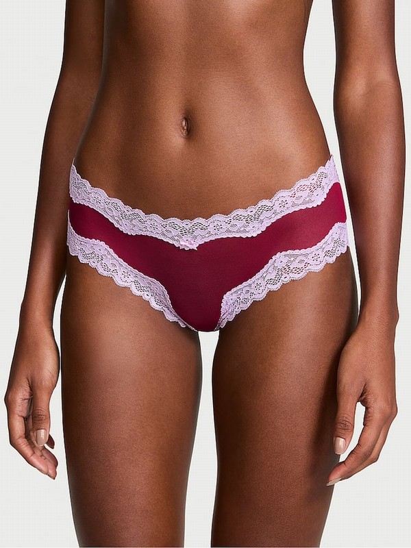 Red Victoria Secret Campari Cheeky Underwear | VKAPR4837
