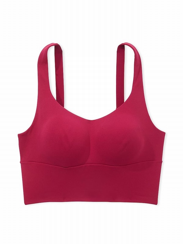 Red Victoria Secret Campari Cross Back Mesh Bras | OBACS9267