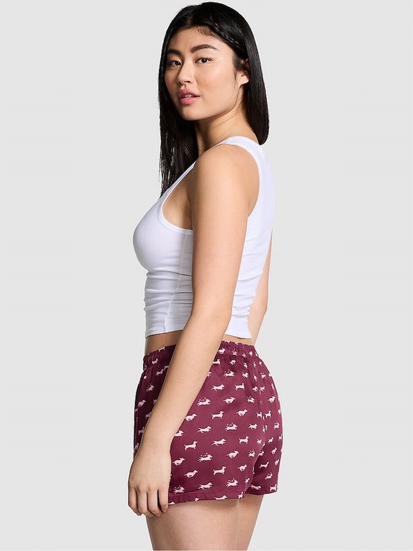 Red Victoria Secret Kir Dog TENCEL™ Nightwear | FRTAY1908