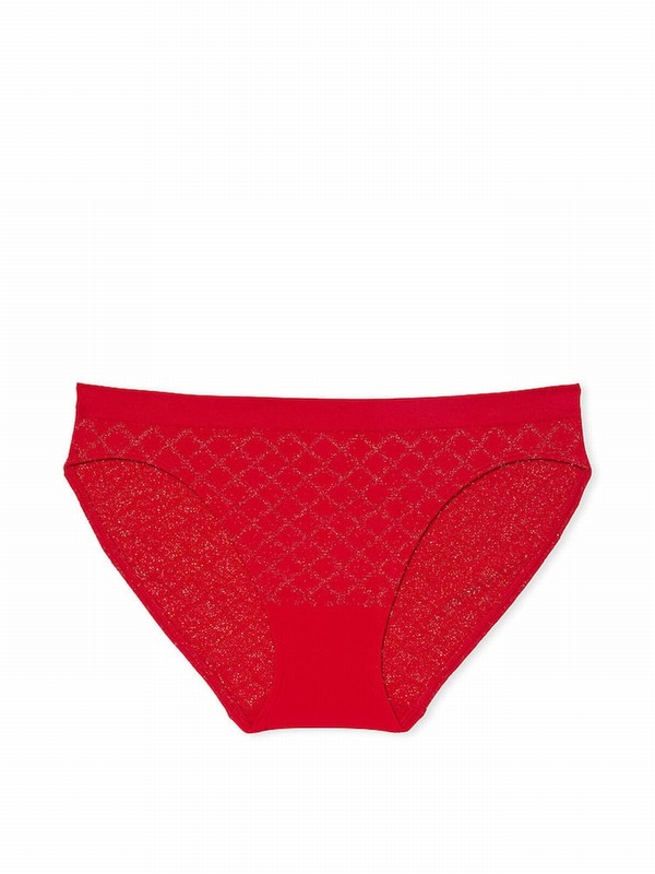 Red Victoria Secret Lipstick Bikini Underwear | XPQBJ3092