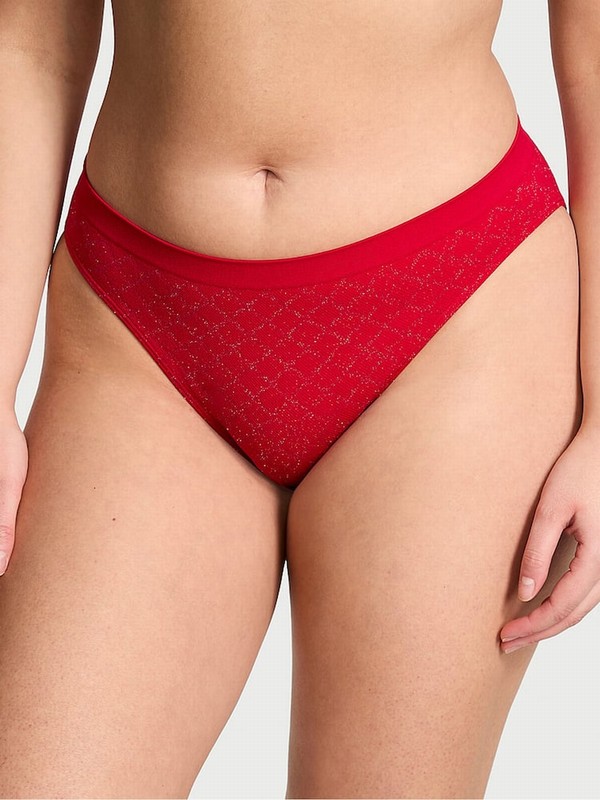 Red Victoria Secret Lipstick Bikini Underwear | XPQBJ3092
